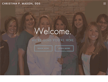 Tablet Screenshot of drchristinamason.com